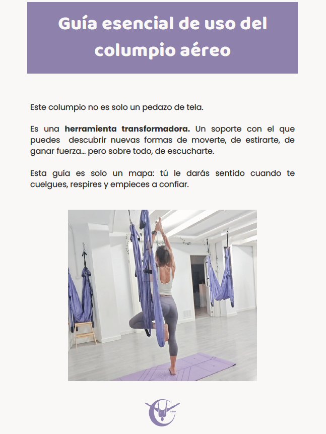 Guía esencial de uso del columpio aéreo (PDF gratis)